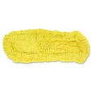 Rubbermaid Trapper Commercial Dust Mop, Looped-End Launderable, 5" X 24", Yellow - RCPJ15300YEL