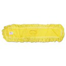 Rubbermaid Trapper Commercial Dust Mop, Looped-End Launderable, 5" X 48", Yellow - RCPJ15700YEL