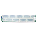 Rubbermaid Dry Hall Dusting Pad, Microfiber, 24" Long, Green - RCPQ42400