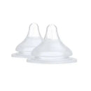 RealFeel Baby Bottle Nipples - Stage 3 - White - 2pk