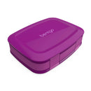 Versatile 4 Compartment Bento-Style Lunch Box - Purple