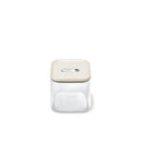 Medium Glass Airtight Container - Cream