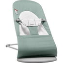 Bouncer Balance in Soft Woven/Jersey Blend Fabric - Light Sage/Gray on Light Gray Frame