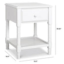 Jenny Lind Spindle Nightstand - White