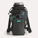 Expandable Water Bottle Sling Bag - Black