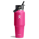32oz Wide Mouth Flex Straw Travel Water Bottle - Zinnia