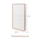 Organic 2-Stage Crib Mattress - Dual-Sided & Non-Toxic