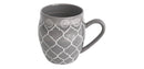 16-Piece Stoneware Morocco Dinnerware Set - Gray