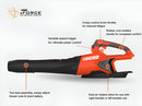 Echo DPB-2500 56V Handheld Blower with 5.0AH Battery & Rapid Charger