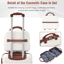 Hardshell Luggage Sets 3 Pieces 20" / 28" Luggages and Cosmetic Case Spinner Suitcase With Tsa Lock Lightweight