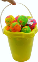 6 Pack Beach Buckets With Shovels – 7.5" Sand Pails & Shovels