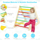 5 in 1 Kids Triangle Climber Play Gym Set With 2 Ramps
