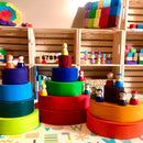 Large Rainbow Stacker Bundle - Rainbow Stacking Toy