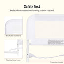 Mesh Security Bed Rails, Double Pack, White