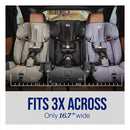 Fit3x ClearTex Ultra Slim All-in-One Car Seat - Black