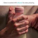 Bond Silicone Coated Glass Baby Bottles - Mint - 4 fl oz/2pk: BPA-Free, Level 1 Slow Flow, 0.73 lbs