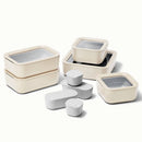 17pc Food Storage Set - Cream