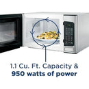 1.1 Cu. Ft. Countertop Microwave with Touch Controls