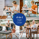 Zest LE 4-in-1 Folding High Chair - Chai