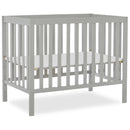 Edgewood 4-in-1 Convertible Mini Crib, Cool Grey