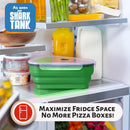Pizza Pack Silicone Storage Container - Green