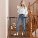Pressure-Mounted Adjustable Safety Gate - Moonlight Gray