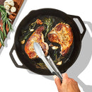 Stainless Steel 12-inch Food Tongs - Locking Handle