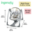 Swing N Go Portable Swing - Bella Teddy