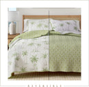 Palm Tree 4-Piece Quilt Set