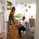 Extra Tall & Wide Baby Gate - Gray