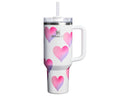 40 oz Stainless Steel H2.0 Flowstate Quencher Tumbler - Frost Heart Gradient
