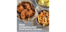 5.2qt Deep Fryer 35042: Aluminum Electric Oil Fryer, Dishwasher-Safe Parts, 1800W, Gray