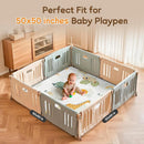 Foldable Baby Play Mat - Giraffe + Elephant