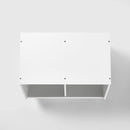 Stackable Laminate 2-Compartment Kids' Storage Bin