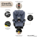 Gold Revolve 360 Extend All-in-One Rotating Convertible Car Seat - Flint