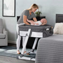 By The Bed City Sleeper Bassinet for Twins - Gray