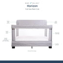 Full Size Mesh Crib - Grey