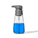 15oz Soap Dispenser Gray: Kitchen & Hand Soap Pump, Plastic, Compatible with Gel & Dish Soaps, 7.75" Height