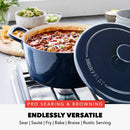 5.5qt Cast Enamel Dutch Oven Oxford Blue