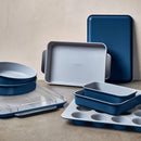 Non-Stick Ceramic Complete Bakeware Set - Navy
