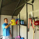 Lifetime 11 Ft. X 21 Ft. Outdoor Storage Shed With Tri-Fold Doors