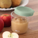 Glass Baby Food Storage Containers - Sage