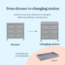 Charlie 3-Drawer Dresser - Gray