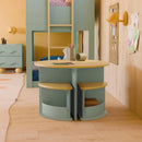 Nesting Play Table - Light Sage and Honey