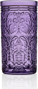 14oz 4pk Crystal Jax Highball Glasses - Purple