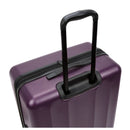 Hardside Large Checked Spinner Suitcase - Dark Purple