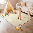 Extra Large Foldable Baby Play Mat 50"x50" (Beige)