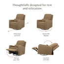 Sigi Recliner and Swivel Glider - Cortado Shearling