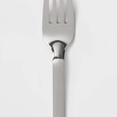 20pc Squared Straight Flatware Set Stainless Steel