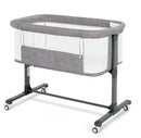 Baby Bassinet 2 in 1 Bedside Sleeper - Dark Gray